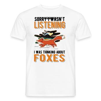 Fuchs Gift - Men's T-Shirt - white - Front - AI Model Male 178 dark (178cm)