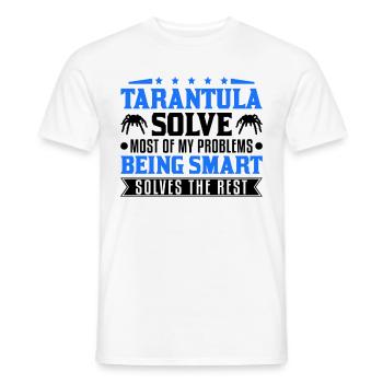 Tarantula Spider Tarantula - Men's T-Shirt - white - Front - AI Model Male 178 dark (178cm)