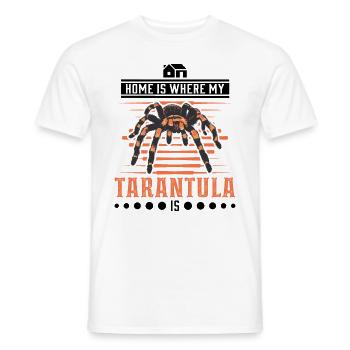 Tarantel Zuhause Spinne Tarantula - Männer T-Shirt - Weiß - Vorne - AI Model Male 178 dark (178cm)