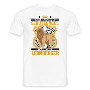 Leonberger Schutzengel - Männer T-Shirt - Weiß - Vorne - AI Model Male 178 dark (178cm)