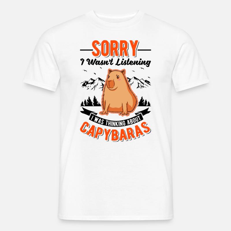 Capybara Gift Capybara Capibara - Men’s T-shirt - white