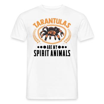 Tarentule Animal Araignée Tarentule - T-shirt homme - blanc - Devant - AI Model Male 178 dark (178cm)