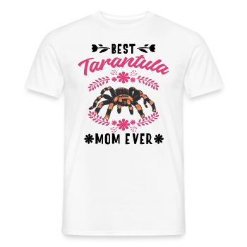 Meilleure maman tarentule de tous les temps Tarantel Mama - T-shirt homme - blanc - Devant - AI Model Male 178 dark (178cm)