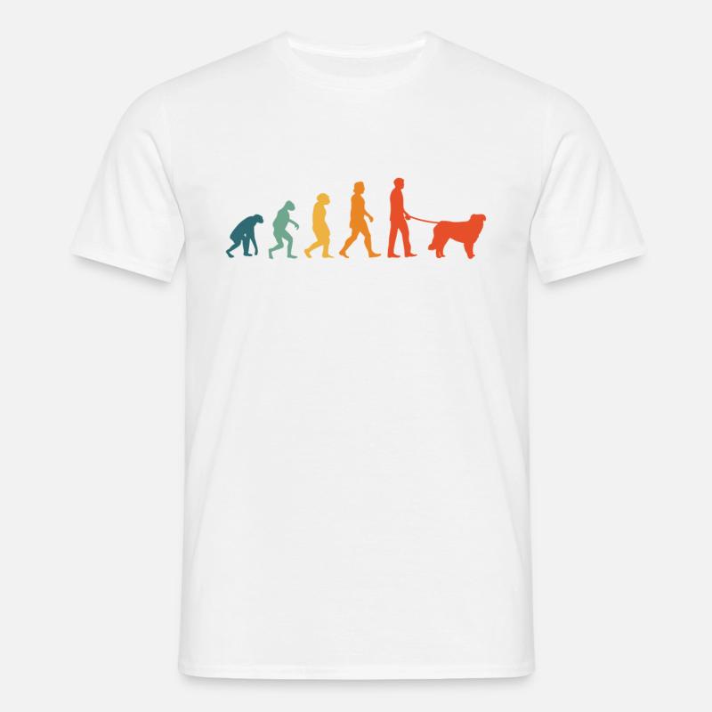 Kuvasz Evolution Retro - Men's T-Shirt - white