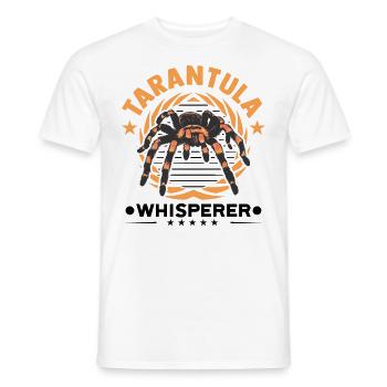 Tarantelflüsterer Tarantula Whisperer - T-shirt homme - blanc - Devant - AI Model Male 178 dark (178cm)
