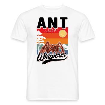Ameisenflüsterer Ant Whisperer Ameise - T-shirt homme - blanc - Devant - AI Model Male 178 dark (178cm)