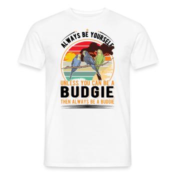 Soyez toujours vous-même à moins que vous ne puissiez être une perruche - T-shirt homme - blanc - Devant - AI Model Male 178 dark (178cm)