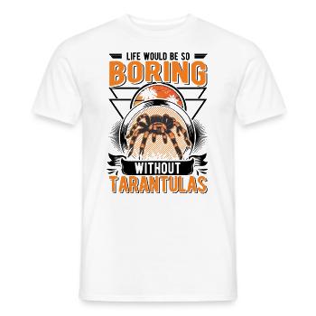 Tarantula Spider Tarantula - Men's T-Shirt - white - Front - AI Model Male 178 dark (178cm)