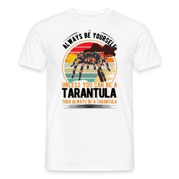 Tarantel Geschenk Tarantula - Männer T-Shirt - Weiß - Vorne - AI Model Male 178 dark (178cm)