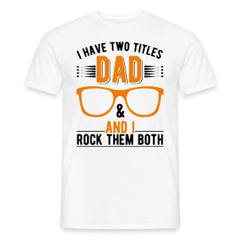 Optiker Vater Augenoptiker Papa - Männer T-Shirt - Weiß - Vorne - AI Model Male 178 dark (178cm)
