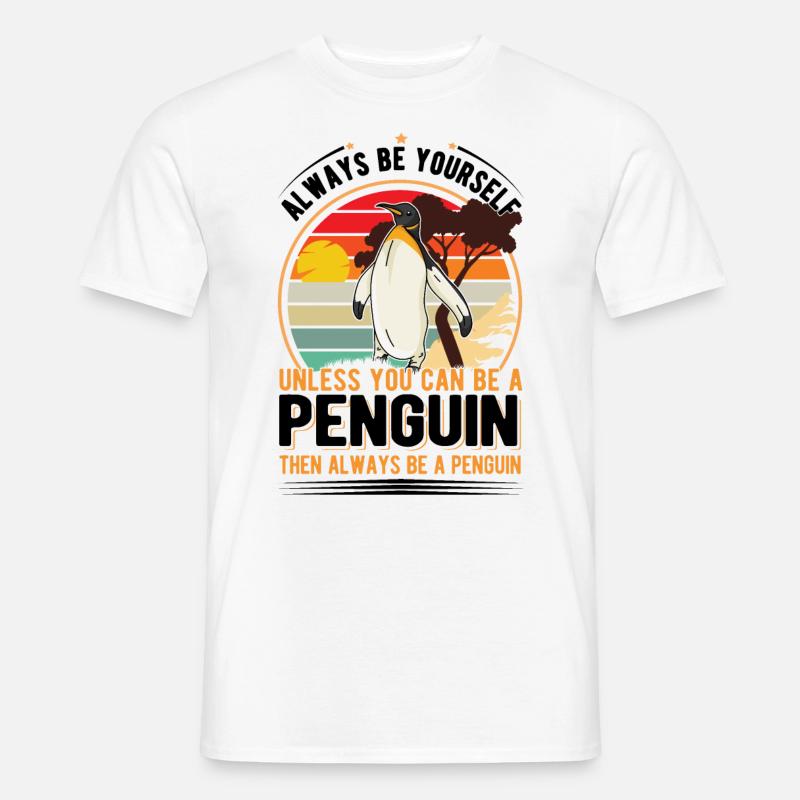Penguin Gift Penguin - Men's T-Shirt - white