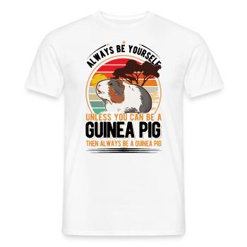 Cochon d’Inde Cadeau Cochon d’Inde - T-shirt homme - blanc - Devant - AI Model Male 178 dark (178cm)