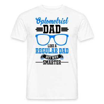 Optiker Papa Augenoptiker Vater - Männer T-Shirt - Weiß - Vorne - AI Model Male 178 dark (178cm)