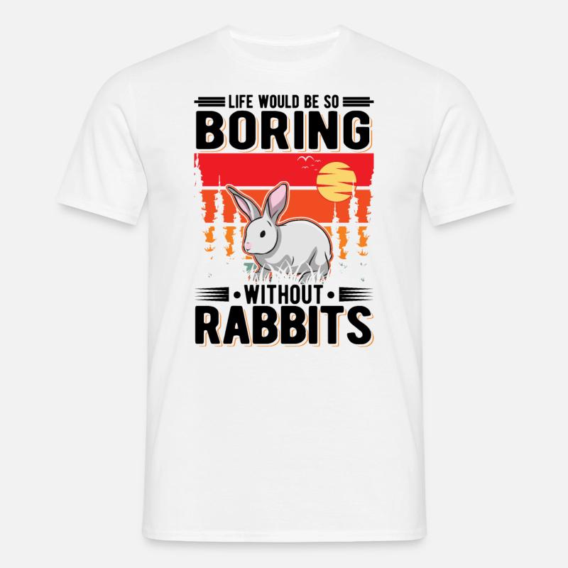 Rabbit Gift Rabbit Rabbit - Men's T-Shirt - white