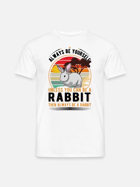 Lapin Lapin Lapin Lapin - T-shirt homme - blanc
