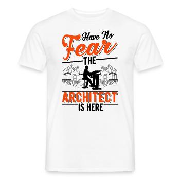 Architekt Geschenk Innenarchitekt Architektur - Männer T-Shirt - Weiß - Vorne - AI Model Male 178 dark (178cm)
