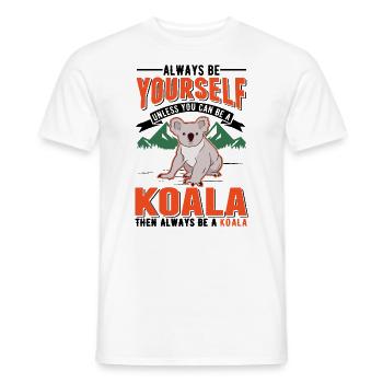 Soyez toujours vous-même Sauf si vous pouvez être un koala - T-shirt homme - blanc - Devant - AI Model Male 178 dark (178cm)
