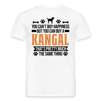 Kangal Glücklich Anatolischer Hirtenhund - Männer T-Shirt - Weiß - Vorne - AI Model Male 178 dark (178cm)