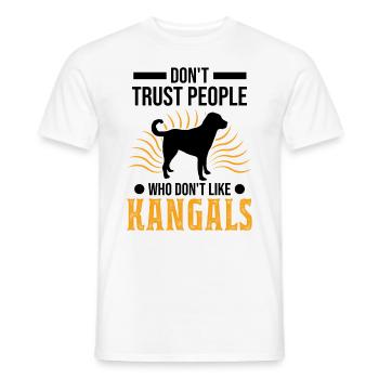 Kangal Geschenk Anatolischer Hirtenhund - Männer T-Shirt - Weiß - Vorne - AI Model Male 178 dark (178cm)