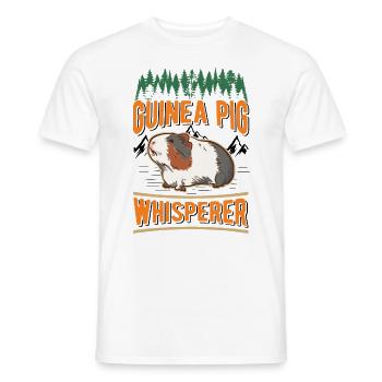 Chuchoteur de cochon d’Inde - T-shirt homme - blanc - Devant - AI Model Male 178 dark (178cm)