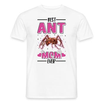 Best Ant Mom Ever Ants Anthill - Men's T-Shirt - white - Front - AI Model Male 178 dark (178cm)