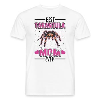 Meilleure maman tarentule de tous les temps Tarantel Mama - T-shirt homme - blanc - Devant - AI Model Male 178 dark (178cm)