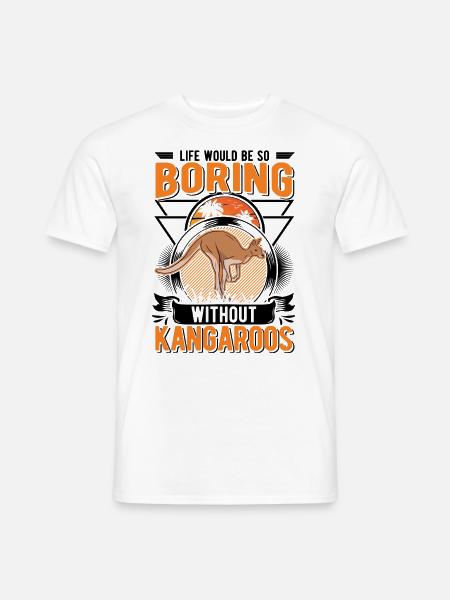 Australian Kangaroo Australia Kangaroo - Men's T-Shirt - white