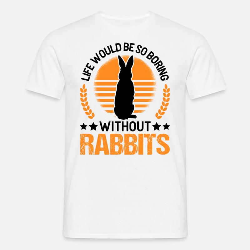 Rabbit Gift Rabbit Rabbit - Men's T-Shirt - white