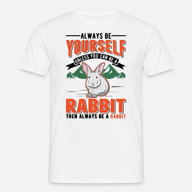 Rabbit Rabbit Rabbit Rabbit - Men's T-Shirt - white