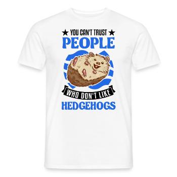 Hérisson Cadeau Hérisson épineux - T-shirt homme - blanc - Devant - AI Model Male 178 dark (178cm)