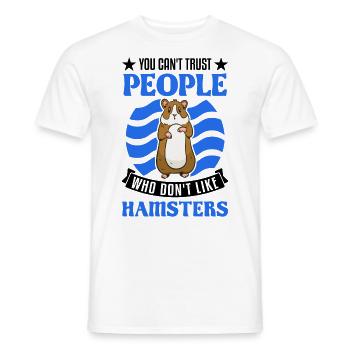 Hamster Cadeau Hamster Doré Hamster - T-shirt homme - blanc - Devant - AI Model Male 178 dark (178cm)