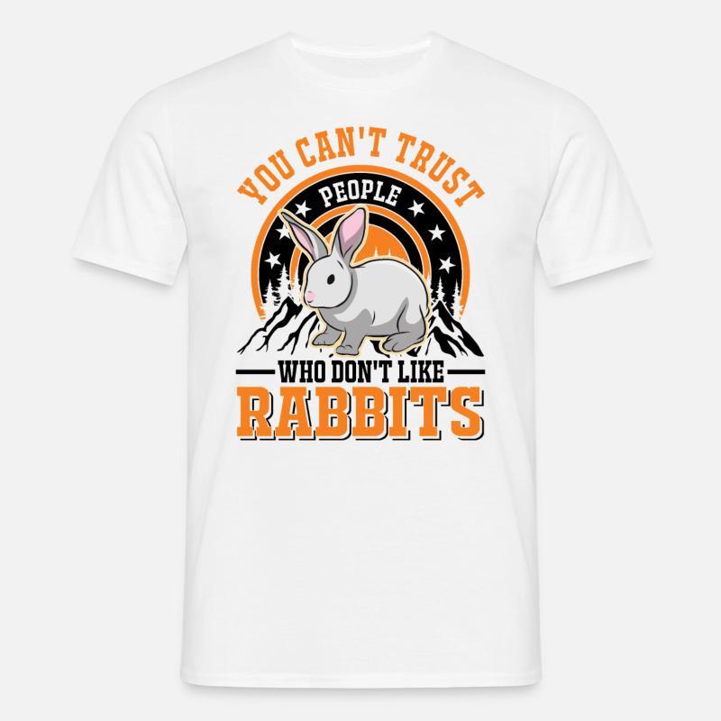 Rabbit Rabbit Rabbit Rabbit - Men's T-Shirt - white