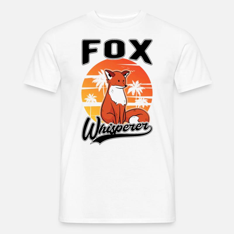 Fuchsflüsterer Fox Whisperer Fuchs - Men’s T-shirt - white