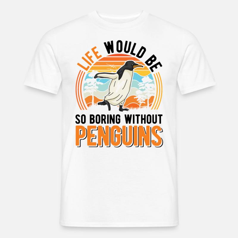 Penguin Gift Penguin - Men's T-Shirt - white