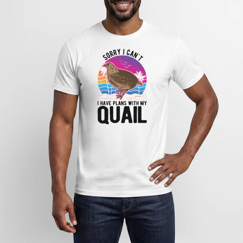 Cadeau de caille Élevage de cailles Élevage de cailles T-shirt homme