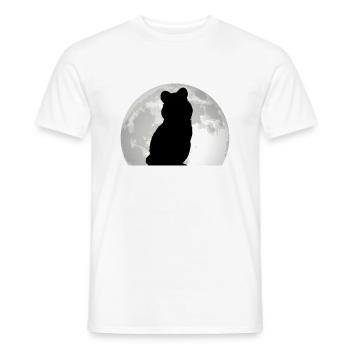 Quokka Moon Kangourou à queue courte - T-shirt homme - blanc - Devant - AI Model Male 178 dark (178cm)