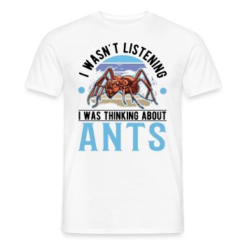 Ants Ant Farm Antshills Fire ants - Men's T-Shirt - white - Front - AI Model Male 178 dark (178cm)