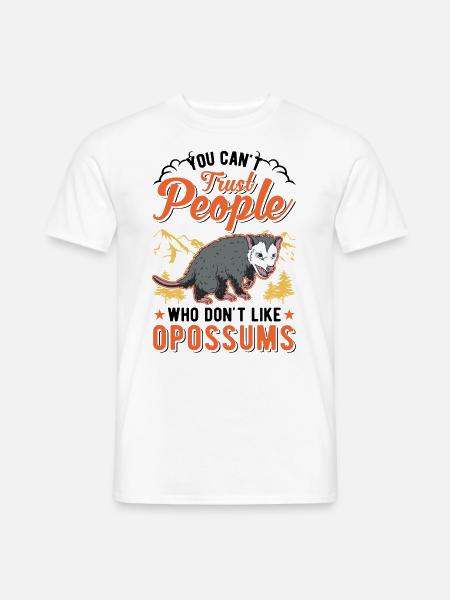 Opossum Gift Possum Possum - Men's T-Shirt - white