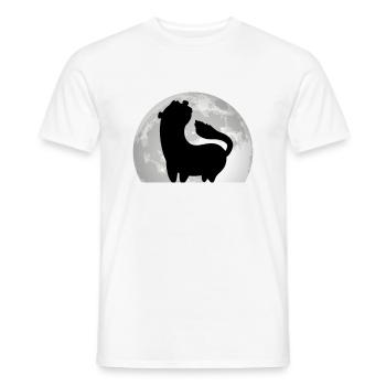 Ferret Moon Ferret Weasel - T-shirt homme - blanc - Devant - AI Model Male 178 dark (178cm)