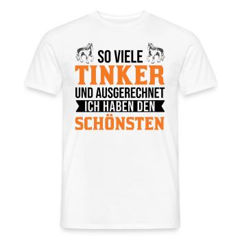 Irish Tinker Horse Gift Tinker Horse - Men's T-Shirt - white - Front - AI Model Male 178 dark (178cm)