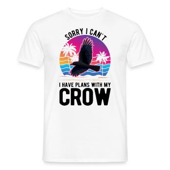 Crow Gift Crow Raven Beetle Breeder - T-shirt homme - blanc - Devant - AI Model Male 178 dark (178cm)