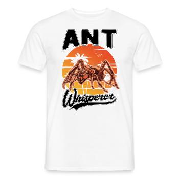 Fourmis Whisperer Fourmilière Fourmi Whisperer - T-shirt homme - blanc - Devant - AI Model Male 178 dark (178cm)