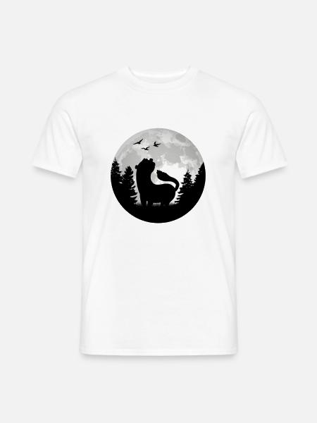 Ferret Moon Ferret Weasel - Men's T-Shirt - white