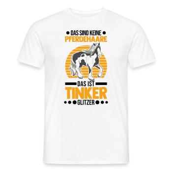 Irish Tinker Perfume Glitter Tinker Horse - Men's T-Shirt - white - Front - AI Model Male 178 dark (178cm)