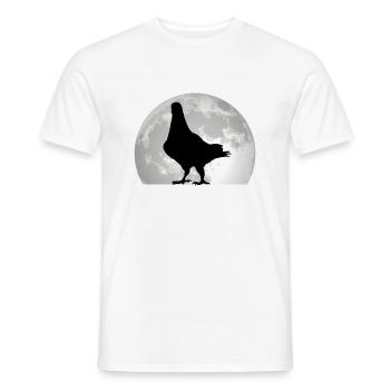 Pigeon Moon Pigeon Fancier City Pigeon - Men's T-Shirt - white - Front - AI Model Male 178 dark (178cm)