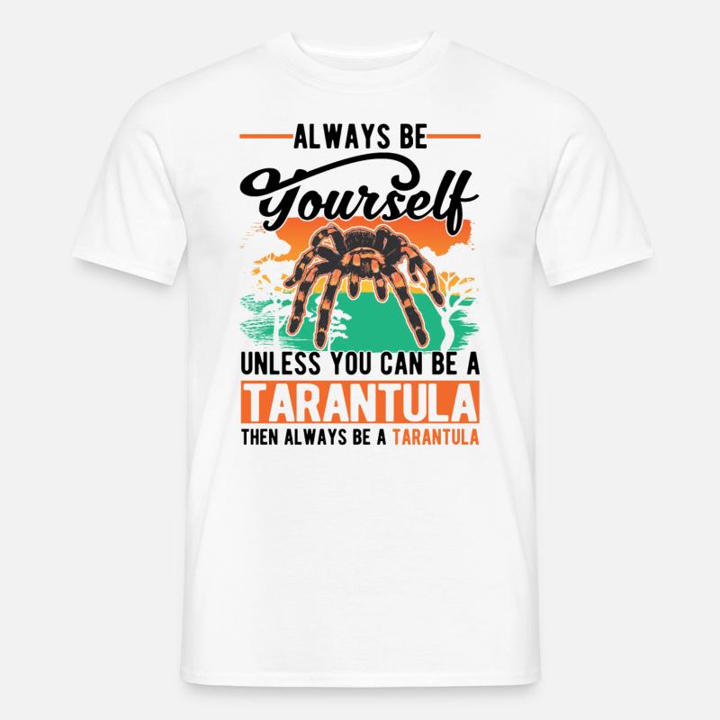 Tarantel Geschenk Tarantula - Männer T-Shirt - Weiß
