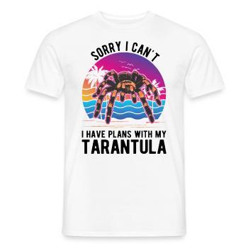 Tarantula Spider Tarantula - Men's T-Shirt - white - Front - AI Model Male 178 dark (178cm)