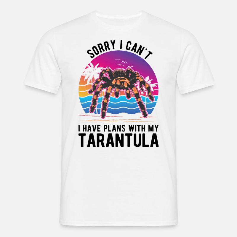 Tarantel Spinne Tarantula - Männer T-Shirt - Weiß