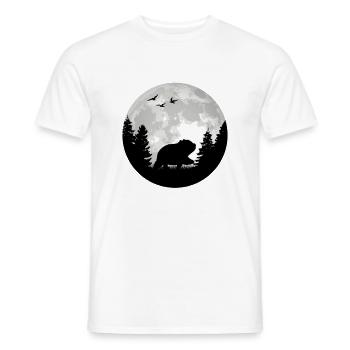 Wombat Mond - Männer T-Shirt - Weiß - Vorne - AI Model Male 178 dark (178cm)