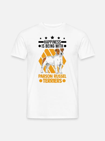 Parson Russell Terrier Luck - Men's T-Shirt - white